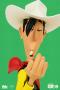 Collectible figurine Lucky Luke lighting his cigarette, collection Bang Bang! 06 LMZ Collectibles