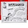 GASTON LAGAFFE: GASTON ET Mlle JEANNE SORTANT DE SA CABINE DE PLAGE - figurine métal 7.5 cm