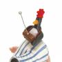WALLACE & GROMIT, THE WRONG TROUSERS/ WALLACE & FEATHERS McGRAW - 25.4 cm resin statue