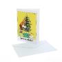 TINTIN: CHRISTMAS AND NEW YEAR'S EVE CARDS - 5 postcards set (2018)