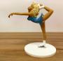 OLIVIER RAMEAU: COLOMBE PATINEUSE- 18 cm resin statue
