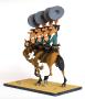 Figurine de collection Lucky Luke Les Dalton à cheval exclusivité LMZ (2017) (No delivery)