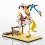 Collectible figurine Lucky Luke & Jolly Jumper En avant, Old Boy !, collection Bang Bang! 01 LMZ Collectibles