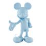 MICKEY: MICKEY WELCOME BLEU PASTEL LAQUE - 30 cm ABS statue