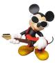 MICKEY MOUSE - GRUNGE ROCK UDF, ROEN COLLECTION SERIES 2 - 8 cm plastic figurine