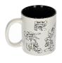 ASTERIX: DESSIN CRAYONNE - mug porcelaine