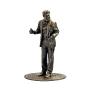 BLAKE & MORTIMER: MORTIMER FUMANT LA PIPE - 12 cm bronze figure