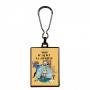 Porte-clés métal Tintin couvertures Le secret de la licorne Moulinsart 2022 (42536)