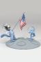 THE SIMPSONS - ITCHY & SCRATCHY, PRESIDENTIAL POLITICS - 12 cm action figures