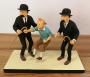 TINTIN: COMME ON SE RETROUVE... - 21 cm resin statue (defective item. No delivery, pick-up at our warehouse only)