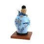 Figurine Tintin & Snowy in the vase, Collection LES ICONES (Moulinsart 46401)