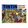 TINTIN: LIVRE DE COLORIAGES, COUVERTURE BLEUE