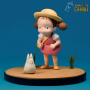 Collectible resin statue Mei and little Totoro by Alban Ficat, Semic Studio / Maison Ghibli 2023