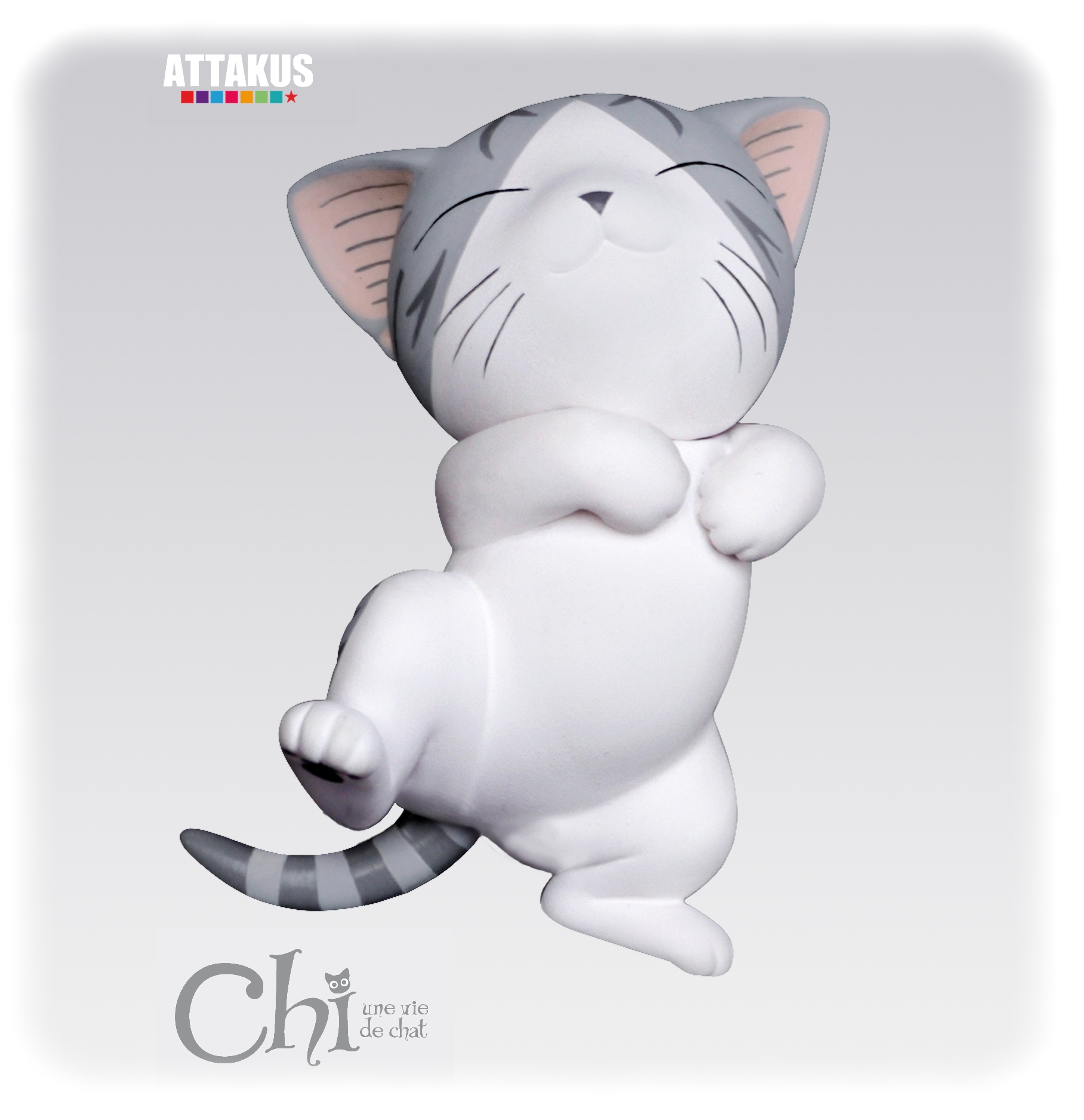 CHI Une vie de chat Figurine RON-RON Figurine ATTAKUS Maneki-Neko # NEUF 