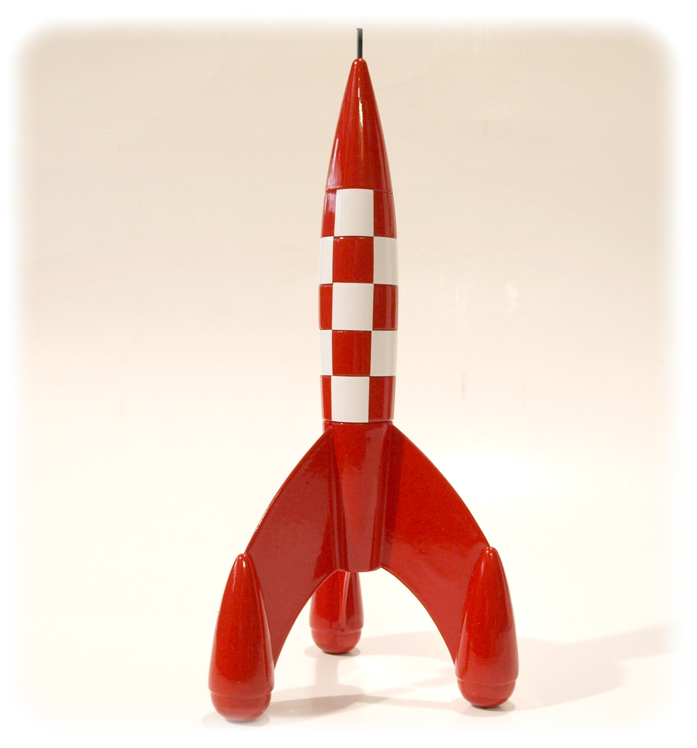 Figurine Moulinsart Tintin - Fusée lunaire 30 cm