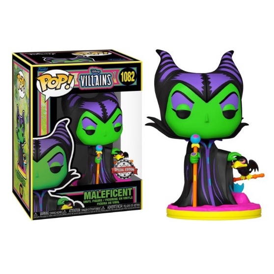 Figurine Funko Pop Disney Villains Maleficent Blacklight Edition 1082