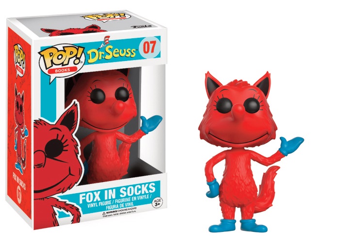 DR. SEUSS: FOX IN SOCKS, FUNKO POP! BOOKS #07 - figurine vinyl 10 cm