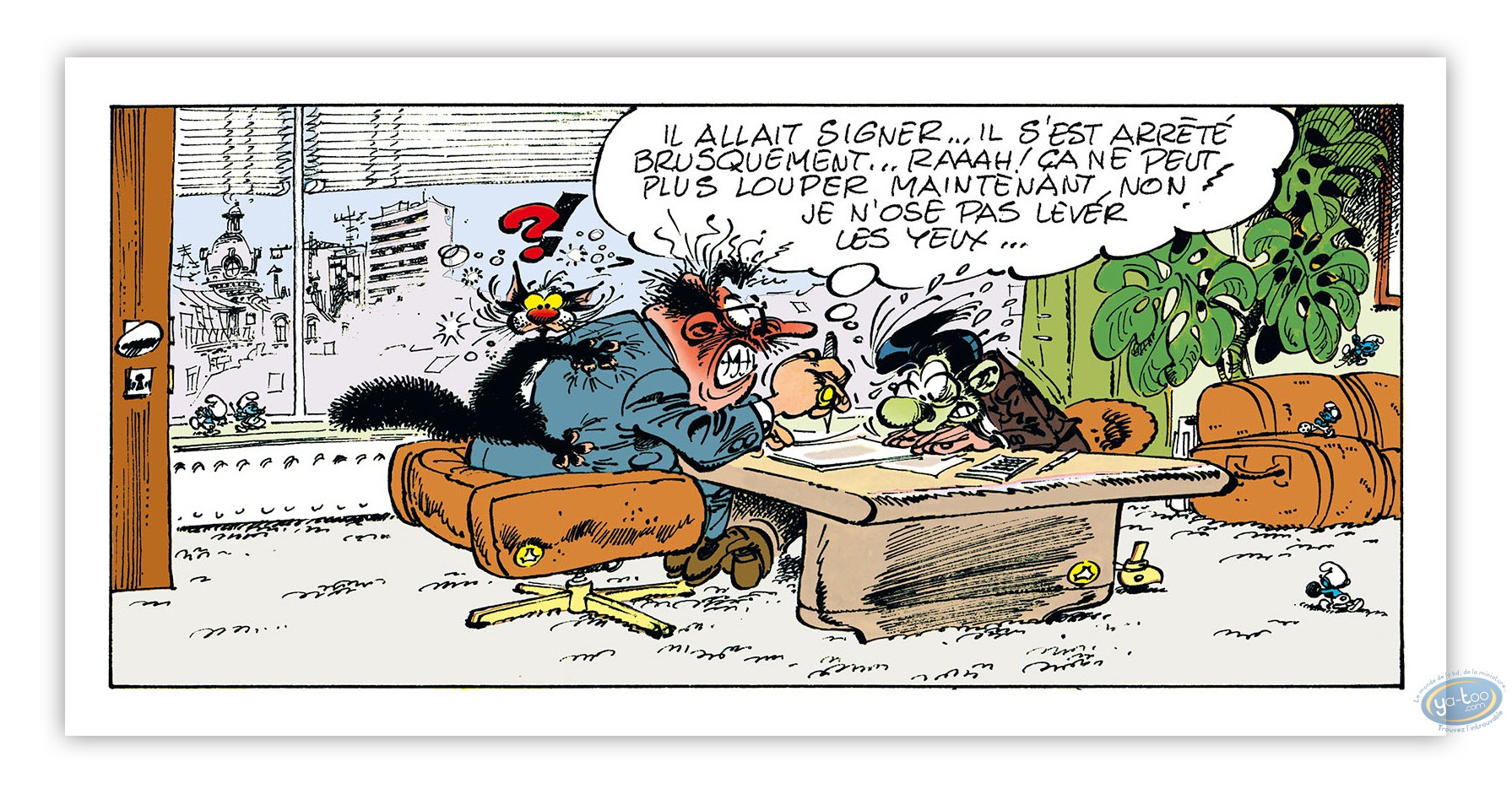 Lagaffe chat gaston Collection Privée