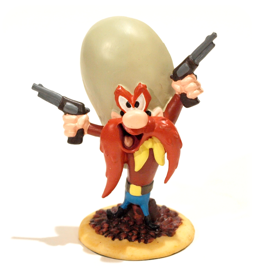 LOONEY TUNES - YOSEMITE SAM - 10 cm resin statue, canal toys, can-601