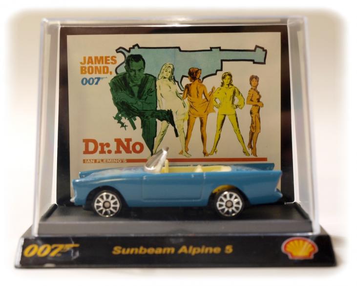 JAMES BOND: Dr. NO, SUNBEAM ALPINE 5 - véhicule miniature