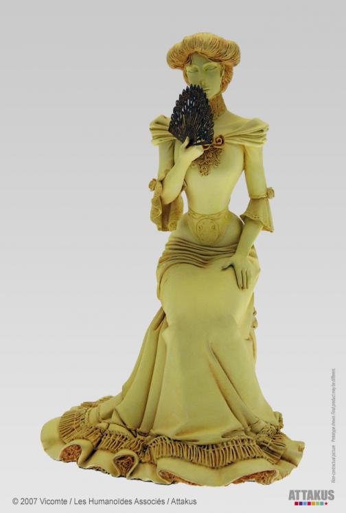 Figurine de collection Sasmira (version Ivoire) Laurent Vicomte Attakus 2006 (c740)