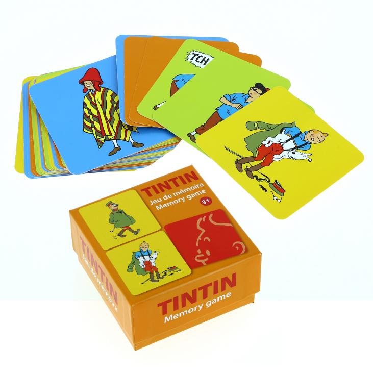 TINTIN: MEMORY GAME COSTUMES - jeu de cartes