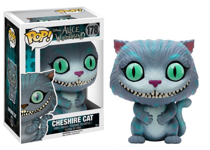 ALICE AU PAYS DES MERVEILLES: CHESHIRE CAT, POP! - figurine vinyl 10 cm