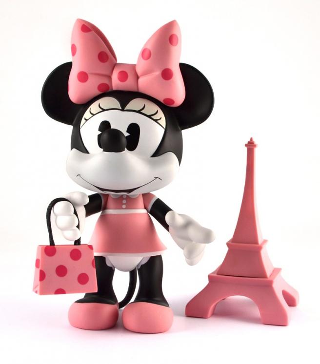 MICKEY: ARTOYZ MINNIE PARIS - figurine vinyl articulée 25 cm