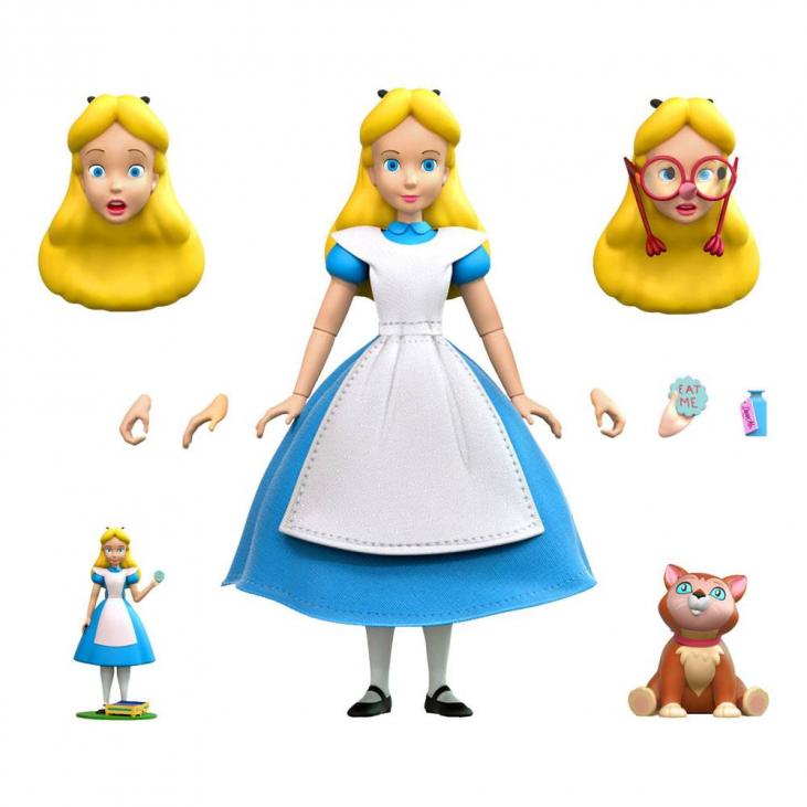 Figurine Alice, Alice au pays des merveilles Ultimates by Super 7 (81479)