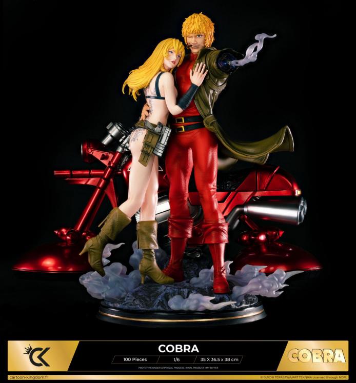 Figurine de collection Cobra, Dominique & Airbike (version planète froide) 1/6 Cartoon Kingdom 2023