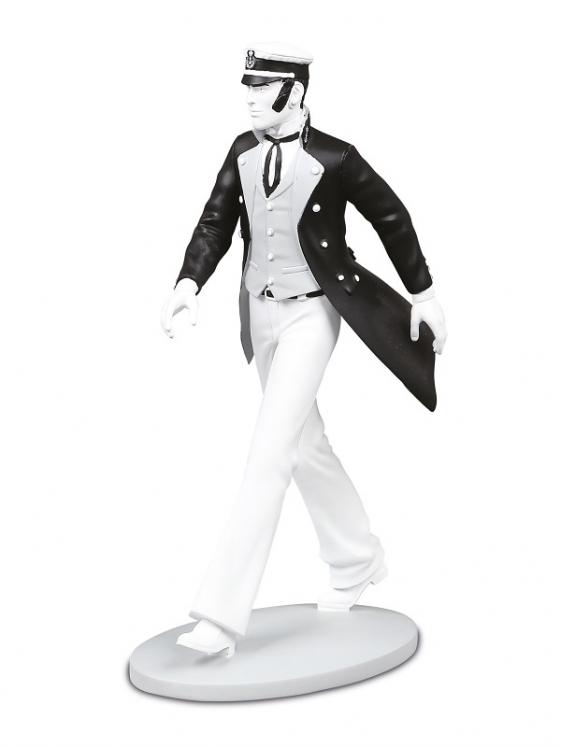 Figurine de collection Corto Maltese, version noir & blanc Moulinsart 2021 (46969100)