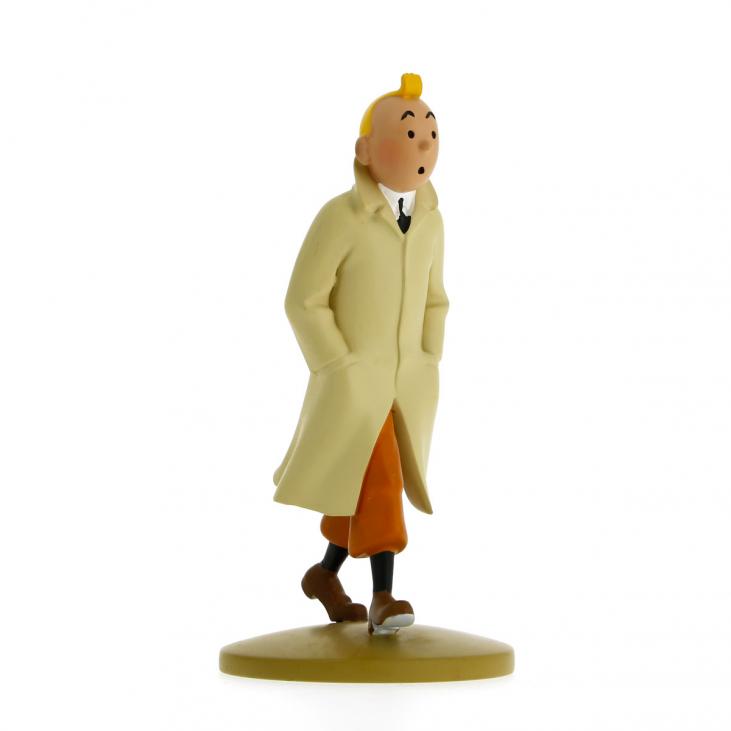Figurine Tintin en trench Tintinimaginatio 42190