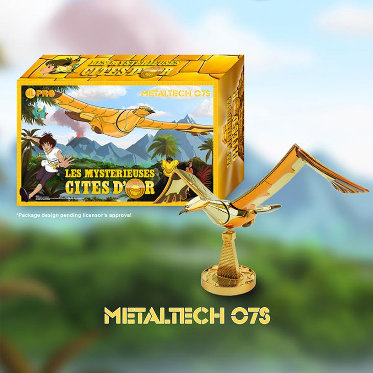 Les Mystérieuses Cités d'Or Le Grand Condor Gold Chrome version Metaltech 07S HL Pro