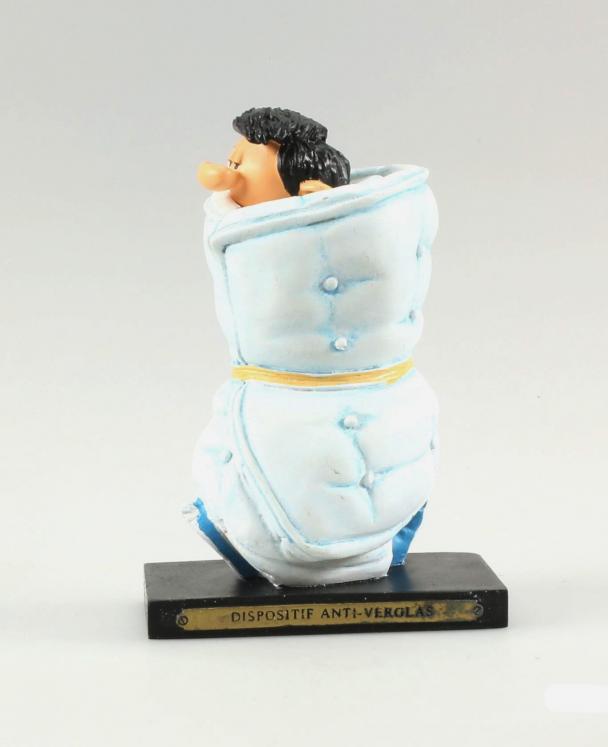GASTON LAGAFFE: GASTON DISPOSITIF ANTI-VERGLAS - statuette en résine 12 cm