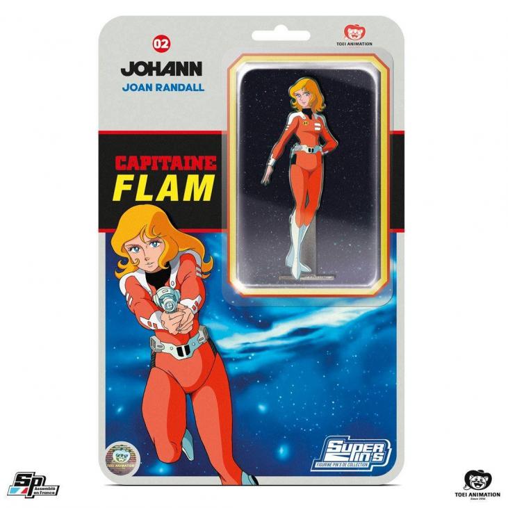 Figurine/Pin's Capitaine Flam Johann en blister card SP Collections 2023