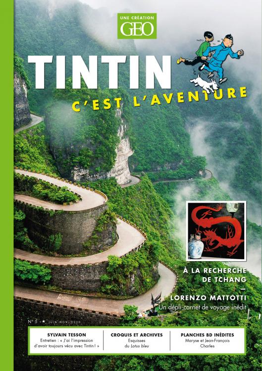 TINTIN: TINTIN C'EST L'AVENTURE N°5, SPECIAL CHINE - revue Juin-Novembre 2020