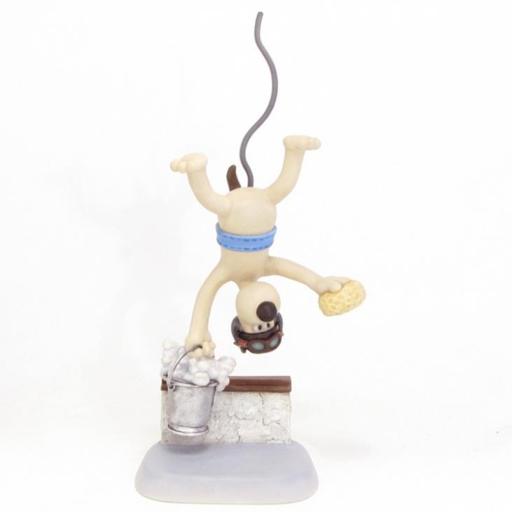 WALLACE & GROMIT, A CLOSE SHAVE - GROMIT - statuette résine 24.5 cm