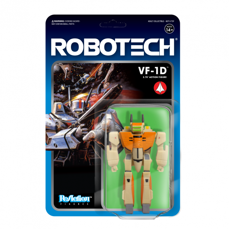 ROBOTECH: VF-1D - figurine articulée ReAction 9 cm