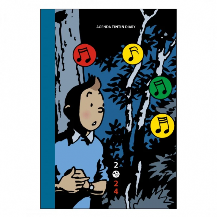 Agenda de poche Tintin 2024 15 x 10 cm Moulinsart (24467)