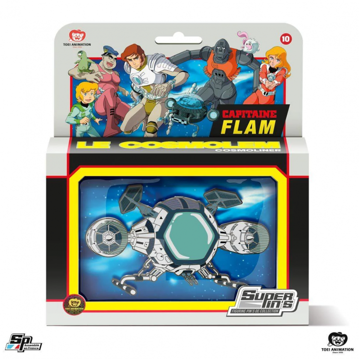Figurine/Pin's Capitaine Flam Cosmolem en boite SP Collections 2023