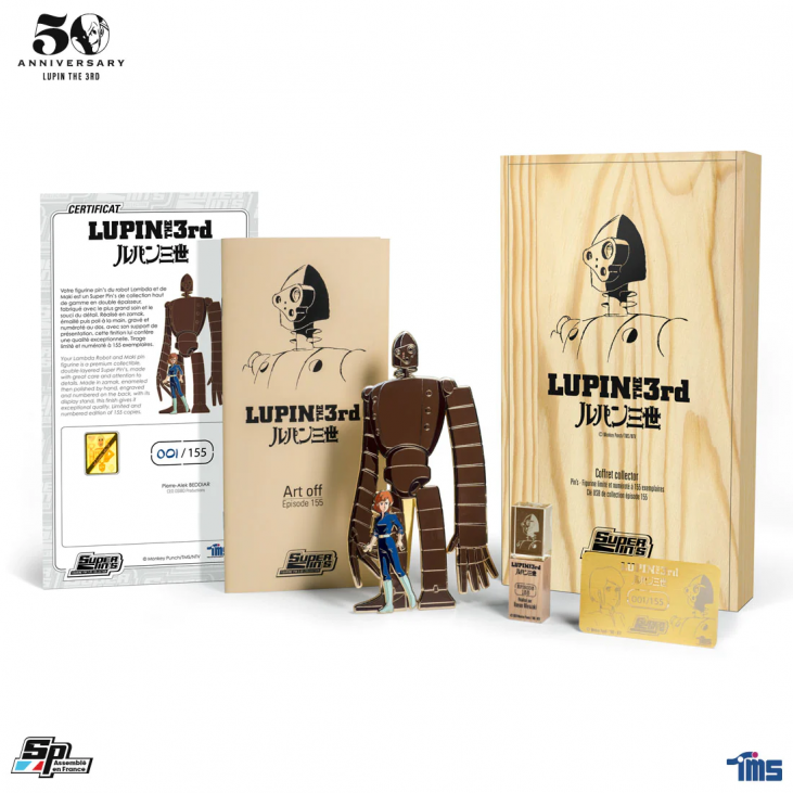 Super Pin's Collector Lupin The 3rd Robot Lambda en boite SP Collections 2022