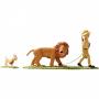 TINTIN: TINTIN, MILOU ET LE LION - figurine métal 7 cm (pixi 4561 occasion)