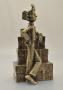Figurine Pixi Bronze Spirou et la pile de bagages 5502