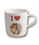 TINTIN: I LOVE TINTIN - mug porcelaine