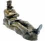 CORTO MALTESE: ALLONGE - statuette en bronze 36 cm