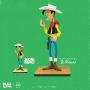 Figurine de collection Lucky Luke allumant sa cigarette, collection Bang Bang! 06 LMZ Collectibles