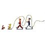 Figurine Pixi Spirou: Spip, le Marsupilami, Spirou et Fantasio, 4 héros dans le vent 06597