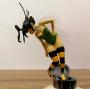 PETER PAN (LOISEL): CLOCHETTE SUR L'ENCRIER - figurine en métal 11.5 cm (occasion)