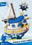 DONALD: DONALD DUCK'S BOAT, D-STAGE 029 - diorama pvc 15 cm