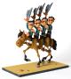Figurine de collection Lucky Luke Les Dalton à cheval exclusivité LMZ (2017) (Pas de livraison possible)